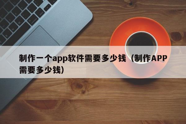 制作一個(gè)app軟件需要多少錢（制作APP需要多少錢）